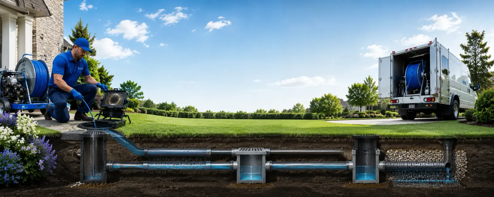 Outdoor drain cleaning information for Michigan Center, MI