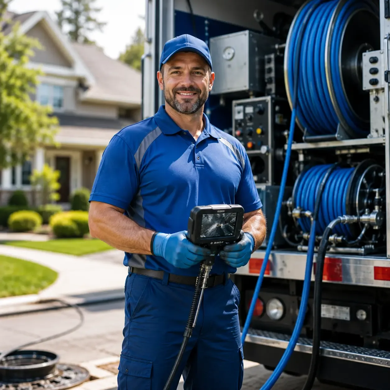 Local outdoor drain cleaning specialists in Michigan Center, MI